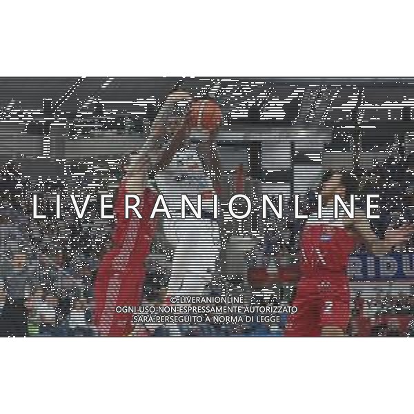 Jordan Hamilton , Germani Brescia vs Milano basket supercoppa, Brescia 29 Settembre 2018. Ph Fotolive Filippo Venezia / AGENZIA ALDO LIVERANI SAS - AX Armani Exchange Milano - Germani Basket Brescia Semifinale di Supercoppa Italiana di basket 2018 al PalaLeonessa di Brescia 29.09.2018