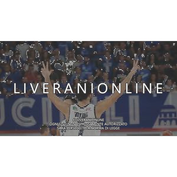 Luca Vitali , Germani Brescia vs Milano basket supercoppa, Brescia 29 Settembre 2018. Ph Fotolive Filippo Venezia / AGENZIA ALDO LIVERANI SAS - AX Armani Exchange Milano - Germani Basket Brescia Semifinale di Supercoppa Italiana di basket 2018 al PalaLeonessa di Brescia 29.09.2018