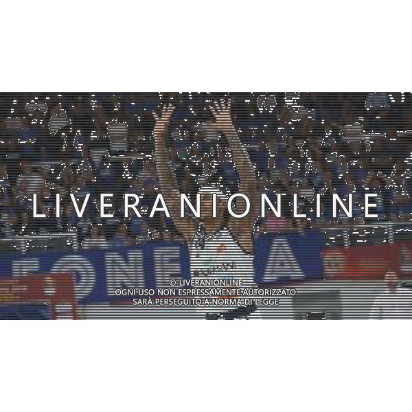 David Jerard Moss , Germani Brescia vs Milano basket supercoppa, Brescia 29 Settembre 2018. Ph Fotolive Filippo Venezia / AGENZIA ALDO LIVERANI SAS - AX Armani Exchange Milano - Germani Basket Brescia Semifinale di Supercoppa Italiana di basket 2018 al PalaLeonessa di Brescia 29.09.2018