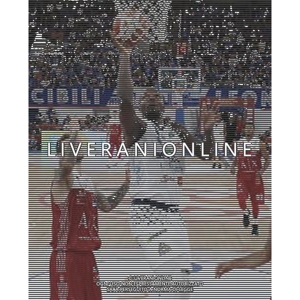 Jordan Hamilton ,A|X Armani Exchange Milano - Germani Basket Brescia semifinale di Supercoppa Italiana, Brescia 29 settembre 2018. Ph Fotolive Simone Venezia / AGENZIA ALDO LIVERANI SAS - AX Armani Exchange Milano - Germani Basket Brescia Semifinale di Supercoppa Italiana di basket 2018 al PalaLeonessa di Brescia 29.09.2018