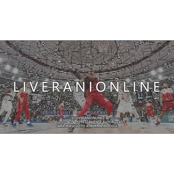 Awudu Abass ,A|X Armani Exchange Milano - Germani Basket Brescia semifinale di Supercoppa Italiana, Brescia 29 settembre 2018. Ph Fotolive Simone Venezia / AGENZIA ALDO LIVERANI SAS - AX Armani Exchange Milano - Germani Basket Brescia Semifinale di Supercoppa Italiana di basket 2018 al PalaLeonessa di Brescia 29.09.2018