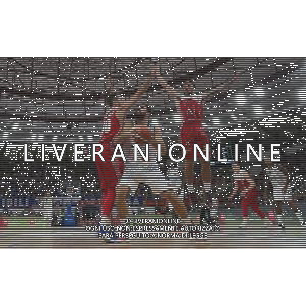 Andrea Zerini ,A|X Armani Exchange Milano - Germani Basket Brescia semifinale di Supercoppa Italiana, Brescia 29 settembre 2018. Ph Fotolive Simone Venezia / AGENZIA ALDO LIVERANI SAS - AX Armani Exchange Milano - Germani Basket Brescia Semifinale di Supercoppa Italiana di basket 2018 al PalaLeonessa di Brescia 29.09.2018