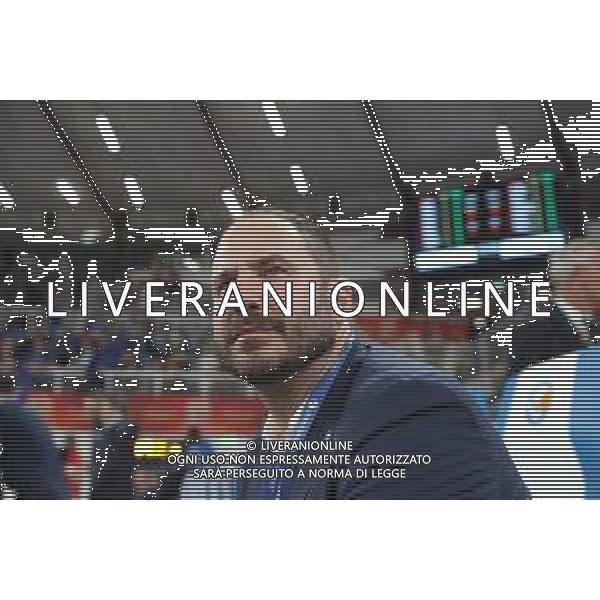 Andrea Diana coach della Germani Basket Brescia ,A|X Armani Exchange Milano - Germani Basket Brescia semifinale di Supercoppa Italiana, Brescia 29 settembre 2018. Ph Fotolive Simone Venezia / AGENZIA ALDO LIVERANI SAS - AX Armani Exchange Milano - Germani Basket Brescia Semifinale di Supercoppa Italiana di basket 2018 al PalaLeonessa di Brescia 29.09.2018