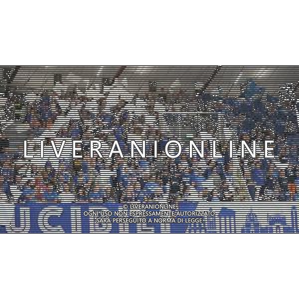 tifosi della Germani Basket Brescia ,A|X Armani Exchange Milano - Germani Basket Brescia semifinale di Supercoppa Italiana, Brescia 29 settembre 2018. Ph Fotolive Simone Venezia / AGENZIA ALDO LIVERANI SAS - AX Armani Exchange Milano - Germani Basket Brescia Semifinale di Supercoppa Italiana di basket 2018 al PalaLeonessa di Brescia 29.09.2018