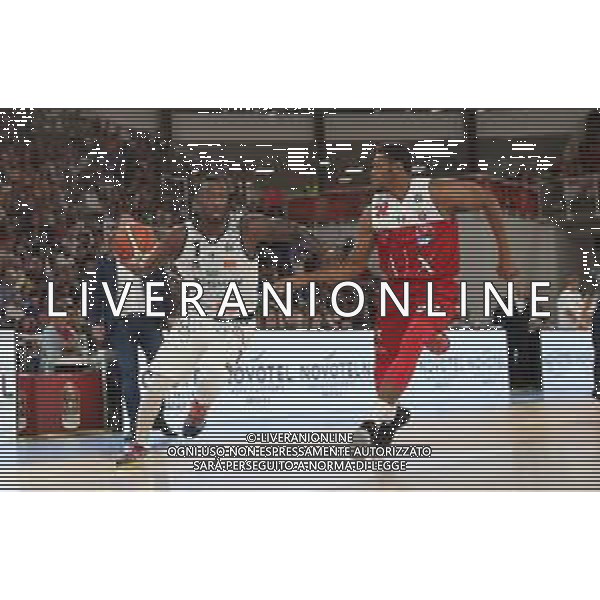 Jordan Hamilton ,A|X Armani Exchange Milano - Germani Basket Brescia semifinale di Supercoppa Italiana, Brescia 29 settembre 2018. Ph Fotolive Simone Venezia / AGENZIA ALDO LIVERANI SAS - AX Armani Exchange Milano - Germani Basket Brescia Semifinale di Supercoppa Italiana di basket 2018 al PalaLeonessa di Brescia 29.09.2018
