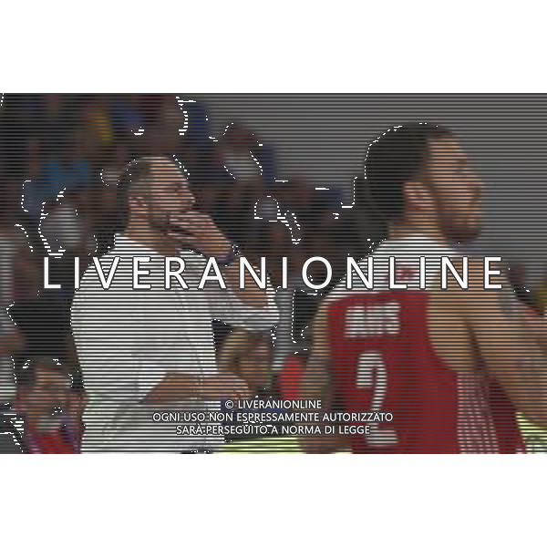 Andrea Diana coach della Germani Basket Brescia ,A|X Armani Exchange Milano - Germani Basket Brescia semifinale di Supercoppa Italiana, Brescia 29 settembre 2018. Ph Fotolive Simone Venezia / AGENZIA ALDO LIVERANI SAS - AX Armani Exchange Milano - Germani Basket Brescia Semifinale di Supercoppa Italiana di basket 2018 al PalaLeonessa di Brescia 29.09.2018
