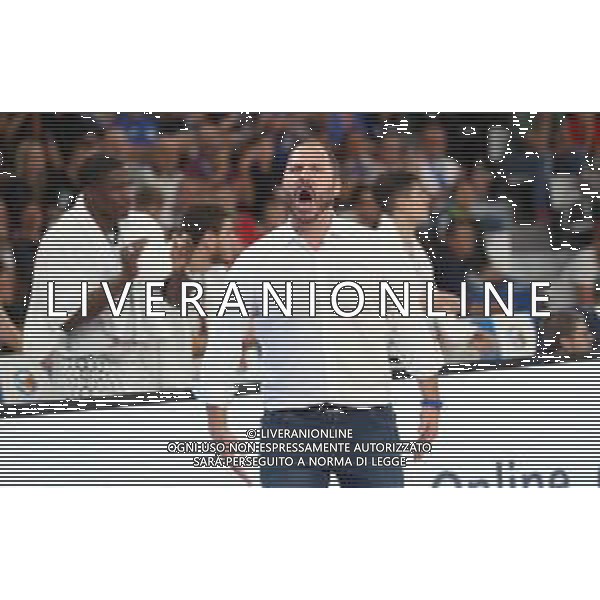 Andrea Diana coach della Germani Basket Brescia ,A|X Armani Exchange Milano - Germani Basket Brescia semifinale di Supercoppa Italiana, Brescia 29 settembre 2018. Ph Fotolive Simone Venezia / AGENZIA ALDO LIVERANI SAS - AX Armani Exchange Milano - Germani Basket Brescia Semifinale di Supercoppa Italiana di basket 2018 al PalaLeonessa di Brescia 29.09.2018