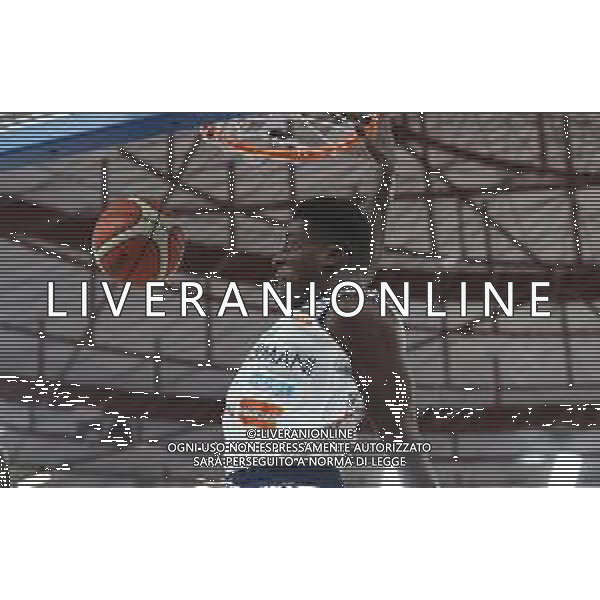 Awudu Abass ,A|X Armani Exchange Milano - Germani Basket Brescia semifinale di Supercoppa Italiana, Brescia 29 settembre 2018. Ph Fotolive Simone Venezia / AGENZIA ALDO LIVERANI SAS - AX Armani Exchange Milano - Germani Basket Brescia Semifinale di Supercoppa Italiana di basket 2018 al PalaLeonessa di Brescia 29.09.2018