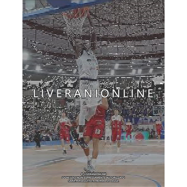 Awudu Abass ,A|X Armani Exchange Milano - Germani Basket Brescia semifinale di Supercoppa Italiana, Brescia 29 settembre 2018. Ph Fotolive Simone Venezia / AGENZIA ALDO LIVERANI SAS - AX Armani Exchange Milano - Germani Basket Brescia Semifinale di Supercoppa Italiana di basket 2018 al PalaLeonessa di Brescia 29.09.2018