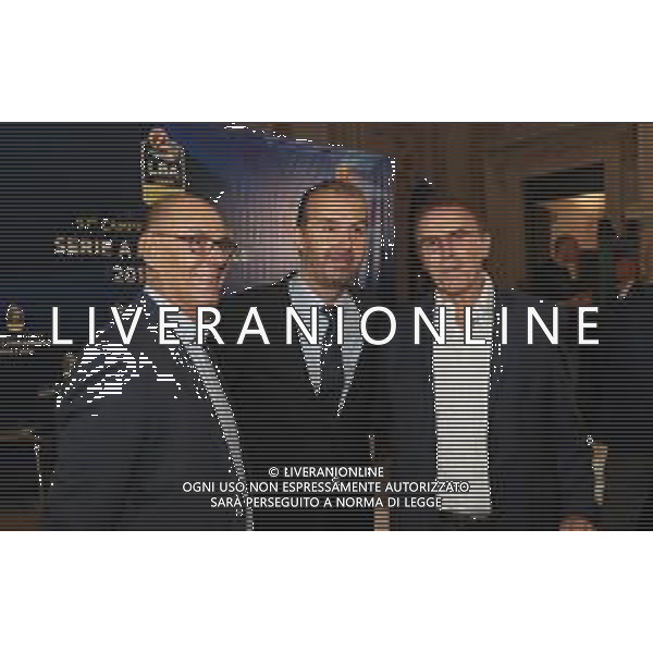 Simone Pianigiani e Carlo Recalcati ,presentazione del campionato di Basket 2018 2019, Brescia 1 ottobre 2018. Ph Fotolive Simone Venezia / AGENZIA ALDO LIVERANI SAS - Presentazione del Campionato italiano di pallacanestro maschile Basket Serie A 2018-2019, Brescia 01.10.2018