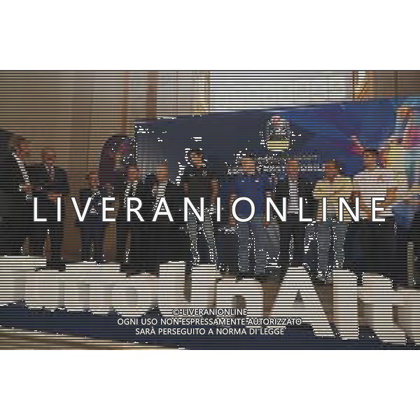 Presentazione del campionato di Basket 2018 2019, Brescia 1 ottobre 2018. Ph Fotolive Simone Venezia / AGENZIA ALDO LIVERANI SAS - Presentazione del Campionato italiano di pallacanestro maschile Basket Serie A 2018-2019, Brescia 01.10.2018