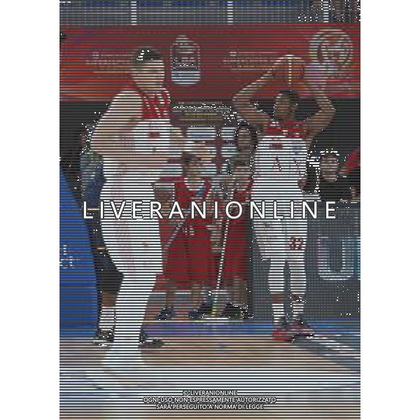 Jeff Brooks ,singoli A|X Armani Exchange Milano, Brescia 30 settembre 2018. Ph Fotolive Simone Venezia / AGENZIA ALDO LIVERANI SAS - AX Armani Exchange Olimpia Milano Campionato italiano di pallacanestro maschile Basket Serie A 2018-2019