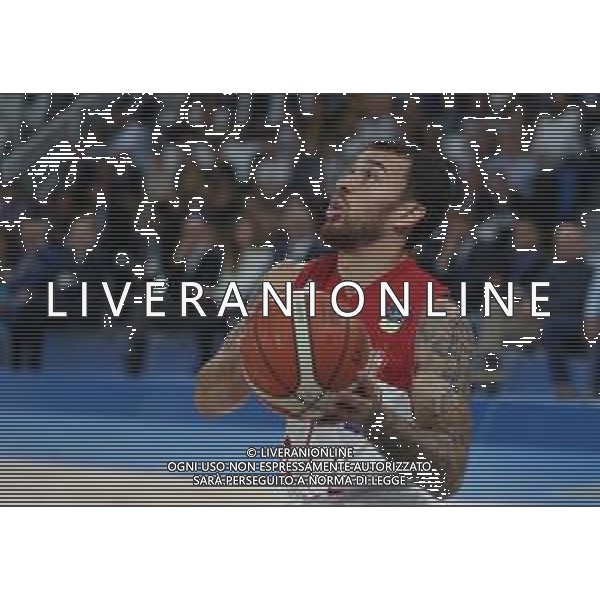 Mike James ,singoli A|X Armani Exchange Milano, Brescia 30 settembre 2018. Ph Fotolive Simone Venezia / AGENZIA ALDO LIVERANI SAS - AX Armani Exchange Olimpia Milano Campionato italiano di pallacanestro maschile Basket Serie A 2018-2019