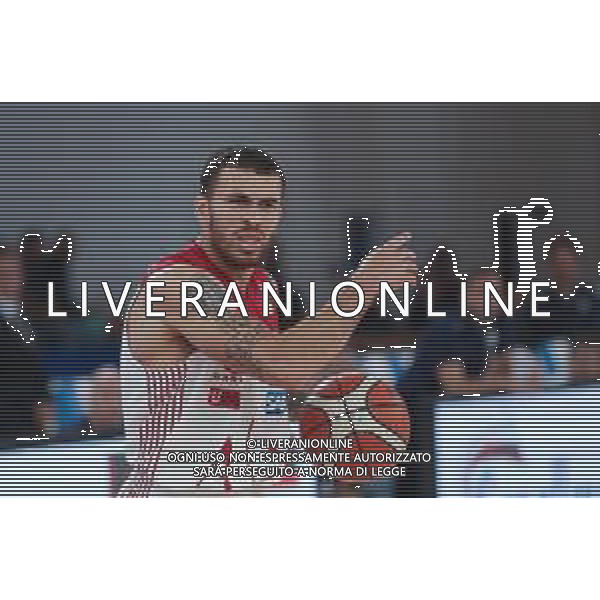 Mike James ,singoli A|X Armani Exchange Milano, Brescia 30 settembre 2018. Ph Fotolive Simone Venezia / AGENZIA ALDO LIVERANI SAS - AX Armani Exchange Olimpia Milano Campionato italiano di pallacanestro maschile Basket Serie A 2018-2019