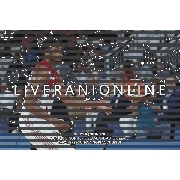 Jeff Brooks ,singoli A|X Armani Exchange Milano, Brescia 30 settembre 2018. Ph Fotolive Simone Venezia / AGENZIA ALDO LIVERANI SAS - AX Armani Exchange Olimpia Milano Campionato italiano di pallacanestro maschile Basket Serie A 2018-2019
