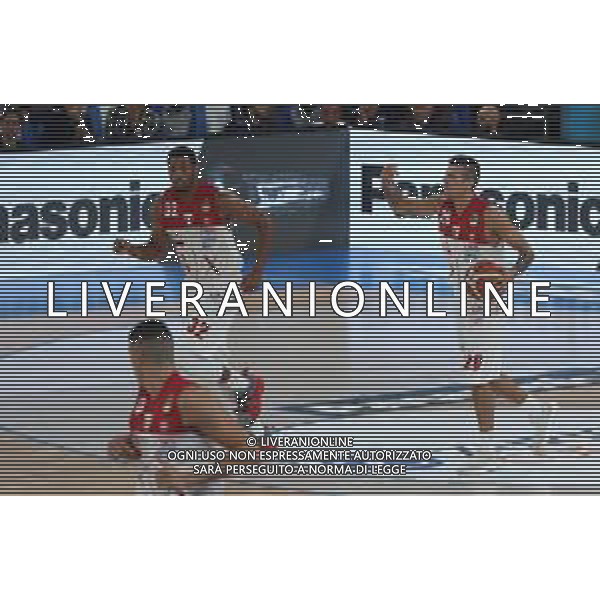 Andrea Cinciarini ,singoli A|X Armani Exchange Milano, Brescia 30 settembre 2018. Ph Fotolive Simone Venezia / AGENZIA ALDO LIVERANI SAS - AX Armani Exchange Olimpia Milano Campionato italiano di pallacanestro maschile Basket Serie A 2018-2019