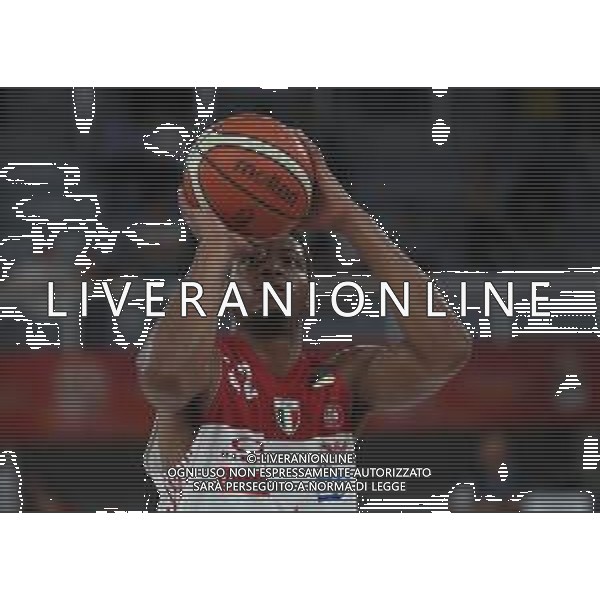 Jeff Brooks ,singoli A|X Armani Exchange Milano, Brescia 30 settembre 2018. Ph Fotolive Simone Venezia / AGENZIA ALDO LIVERANI SAS - AX Armani Exchange Olimpia Milano Campionato italiano di pallacanestro maschile Basket Serie A 2018-2019
