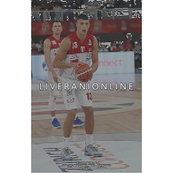 Simone Fontecchio ,singoli A|X Armani Exchange Milano, Brescia 30 settembre 2018. Ph Fotolive Simone Venezia / AGENZIA ALDO LIVERANI SAS - AX Armani Exchange Olimpia Milano Campionato italiano di pallacanestro maschile Basket Serie A 2018-2019
