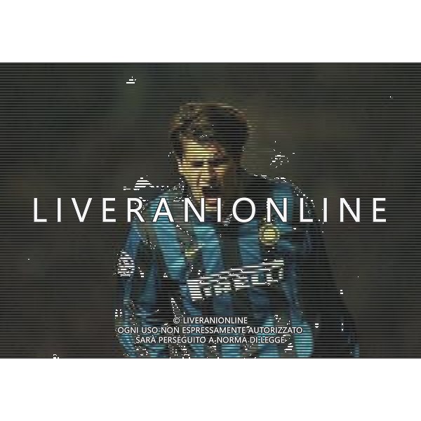 03-03-1999 MANCHESTER. CHAMPIONS LEAGUE MANCHESTER UNITED INTER 2-0 NELLA FOTO NICOLA VENTOLA AG ALDO LIVERANI SAS