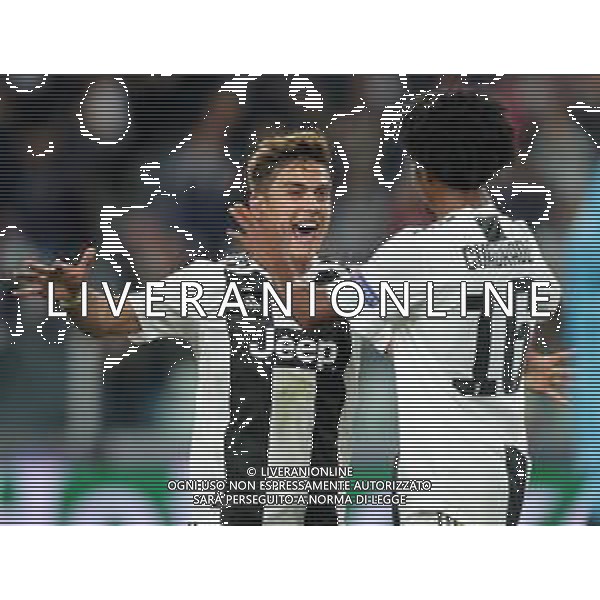 UEFA Champions League 2018/2019 Group Stage H Torino - 02.10.2018 Juventus-Young Boys Bern Nella Foto: esultanza dopo il terzo gol di paulo dybala con juan cuadrado /Ph.Vitez-Ag. Aldo Liverani