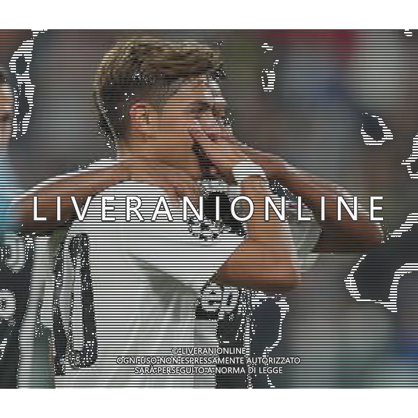 UEFA Champions League 2018/2019 Group Stage H Torino - 02.10.2018 Juventus-Young Boys Bern Nella Foto: esultanza dopo il terzo gol di paulo dybala con juan cuadrado /Ph.Vitez-Ag. Aldo Liverani