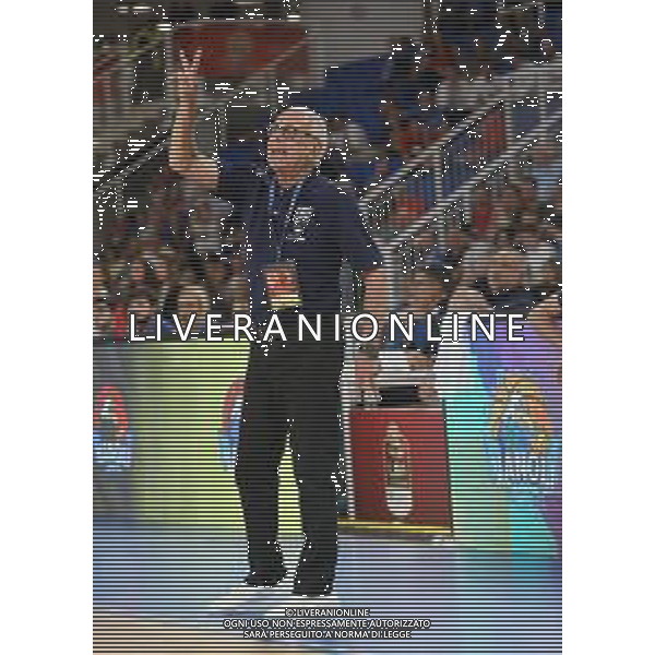 Larry Brown , Fiat Torino basket singoli , Brescia 2 ottobre 2018. Ph Fotolive Filippo Venezia / AGENZIA ALDO LIVERANI SAS - FIAT TORINO Campionato italiano di pallacanestro maschile Basket Serie A 2018-2019