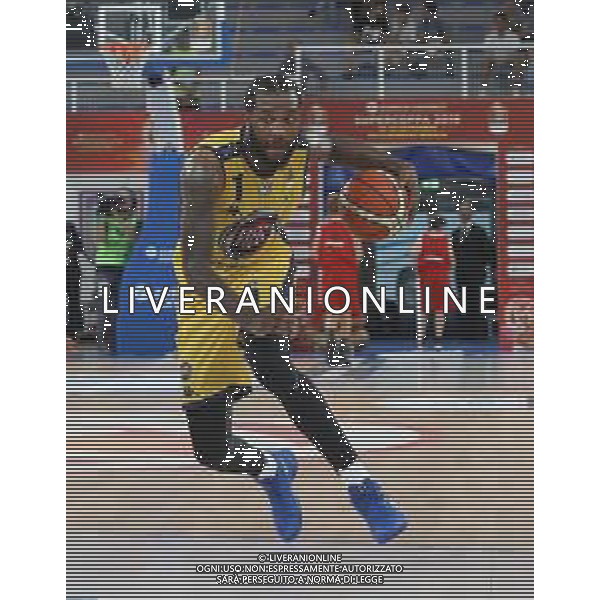 Victor Rudd , Fiat Torino basket singoli , Brescia 2 ottobre 2018. Ph Fotolive Filippo Venezia / AGENZIA ALDO LIVERANI SAS - FIAT TORINO Campionato italiano di pallacanestro maschile Basket Serie A 2018-2019