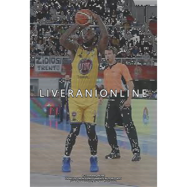 Victor Rudd , Fiat Torino basket singoli , Brescia 2 ottobre 2018. Ph Fotolive Filippo Venezia / AGENZIA ALDO LIVERANI SAS - FIAT TORINO Campionato italiano di pallacanestro maschile Basket Serie A 2018-2019