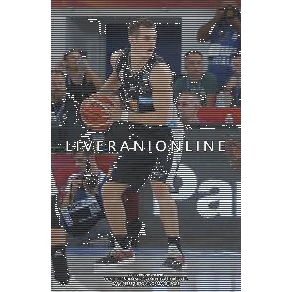 Nikola Radicevic, Trento basket singoli , Brescia 2 ottobre 2018. Ph Fotolive Filippo Venezia / AGENZIA ALDO LIVERANI SAS - Dolomiti Energia AQUILA TRENTO Campionato italiano di pallacanestro maschile BASKET Serie A 2018-2019