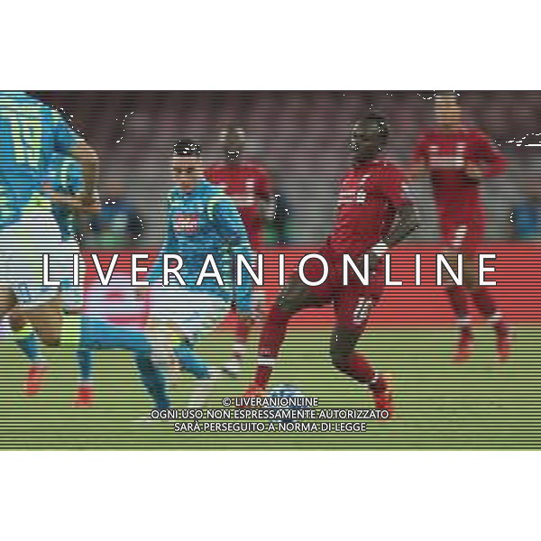 03-10-2018 NAPOLI LIVERPOOL CHAMPIONS LEAGUE NELLA FOTO: SADIO MANÉ, JOSE\'CALLEJON FOTO MOSCA, AG.LIVERANI