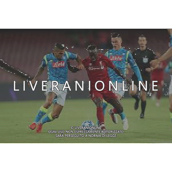 NAPOLI - LIVERPOOL CHAMPIONS LEAGUE 03 OTTOBRE 2018 NELLA FOTO NABY KEITA, MARQUEZ ALLAN, JOSE\' CALLEJON ©MOSCA / AGENZIA ALDO LIVERANI SAS
