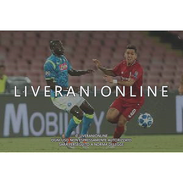 NAPOLI - LIVERPOOL CHAMPIONS LEAGUE 03 OTTOBRE 2018 NELLA FOTO ROBERTO FIRMINO, KALIDOU KOULIBALY ©MOSCA / AGENZIA ALDO LIVERANI SAS
