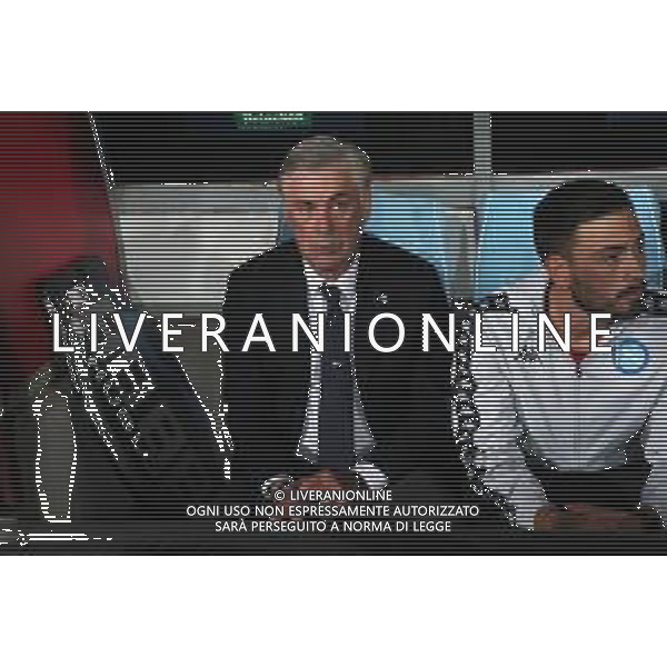 NAPOLI - LIVERPOOL CHAMPIONS LEAGUE 03 OTTOBRE 2018 NELLA FOTO CARLO ANCELOTTI IN PANCHINA ©MOSCA / AGENZIA ALDO LIVERANI SAS