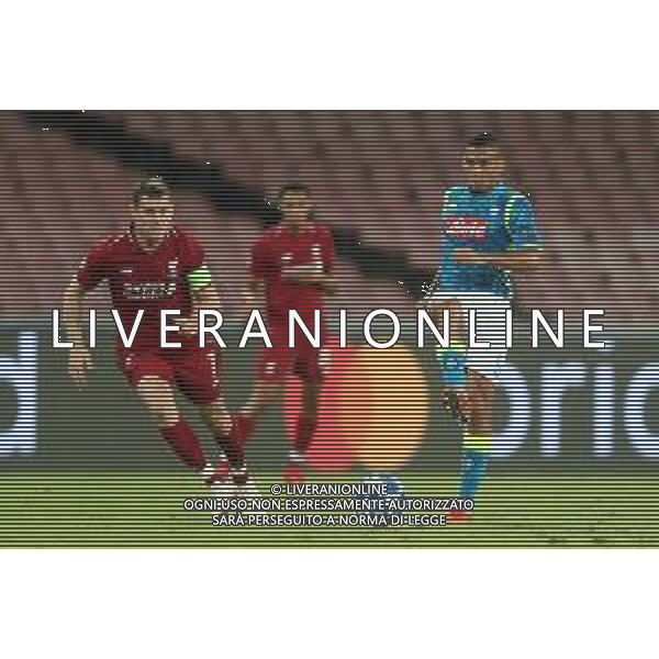 NAPOLI - LIVERPOOL CHAMPIONS LEAGUE 03 OTTOBRE 2018 NELLA FOTO MARQUEZ ALLAN, JAMES MILNER ©MOSCA / AGENZIA ALDO LIVERANI SAS