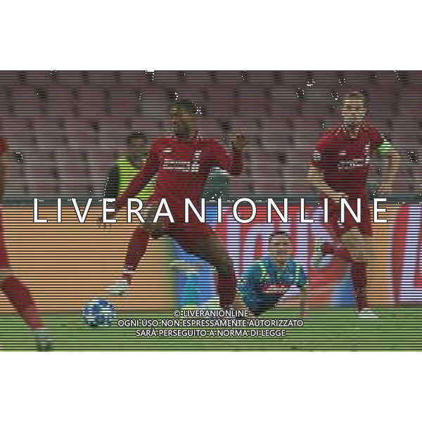 NAPOLI - LIVERPOOL CHAMPIONS LEAGUE 03 OTTOBRE 2018 NELLA FOTO GEORGINIO WIJNALDUM ©MOSCA / AGENZIA ALDO LIVERANI SAS