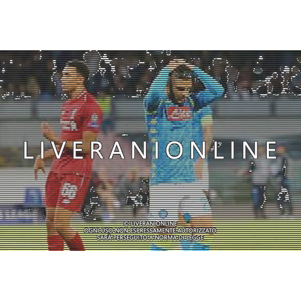 NAPOLI - LIVERPOOL CHAMPIONS LEAGUE 03 OTTOBRE 2018 NELLA FOTO LORENZO INSIGNE ©MOSCA / AGENZIA ALDO LIVERANI SAS