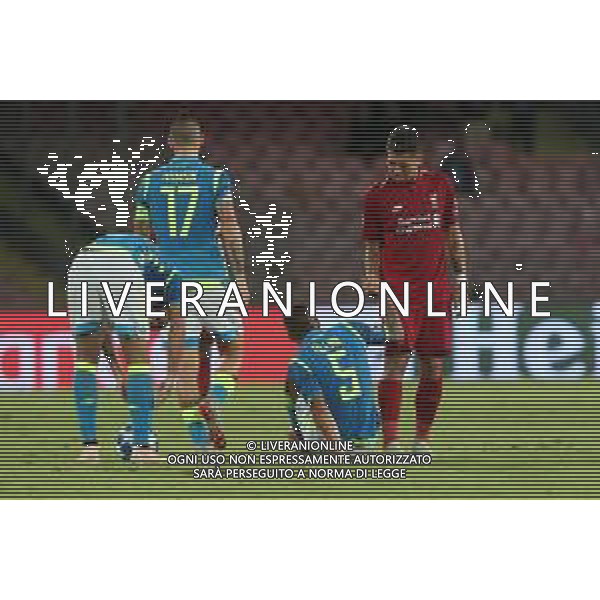 NAPOLI - LIVERPOOL CHAMPIONS LEAGUE 03 OTTOBRE 2018 NELLA FOTO MARQUEZ ALLAN, ROBERTO FIRMINO ©MOSCA / AGENZIA ALDO LIVERANI SAS