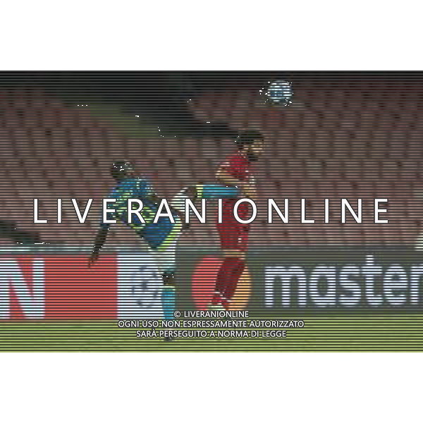 NAPOLI - LIVERPOOL CHAMPIONS LEAGUE 03 OTTOBRE 2018 NELLA FOTO MOHAMED SALAH, KALIDOU KOULIBALY ©MOSCA / AGENZIA ALDO LIVERANI SAS