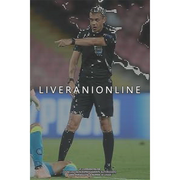 NAPOLI - LIVERPOOL CHAMPIONS LEAGUE 03 OTTOBRE 2018 NELLA FOTO ARBITRO KASSAI ©MOSCA / AGENZIA ALDO LIVERANI SAS