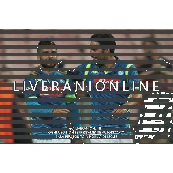NAPOLI - LIVERPOOL CHAMPIONS LEAGUE 03 OTTOBRE 2018 NELLA FOTO ESULTANZA DOPO IL GOL DI LORENZO INSIGNE ©MOSCA / AGENZIA ALDO LIVERANI SAS