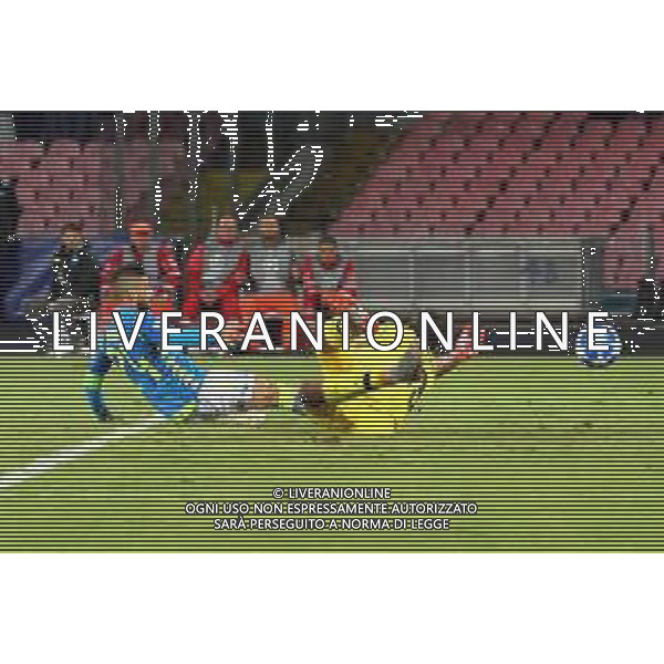 NAPOLI - LIVERPOOL CHAMPIONS LEAGUE 03 OTTOBRE 2018 NELLA FOTO IL GOL DI LORENZO INSIGNE ©MOSCA / AGENZIA ALDO LIVERANI SAS