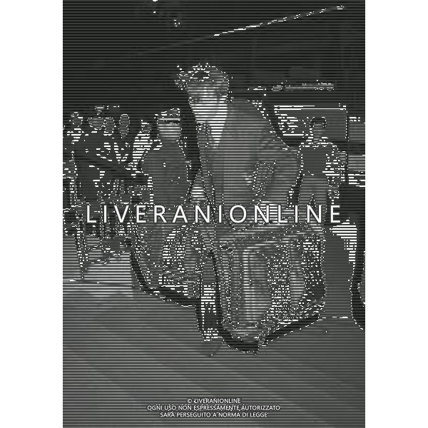 1993-1994 VARESE RADUNO NAZIONALE ITALIANA PRIMA DELL\'INCONTRO CON LA NAZIONALE PORTOGHESE NELLA FOTO PIERLUIGI CASIRAGHI AG ALDO LIVERANI SAS