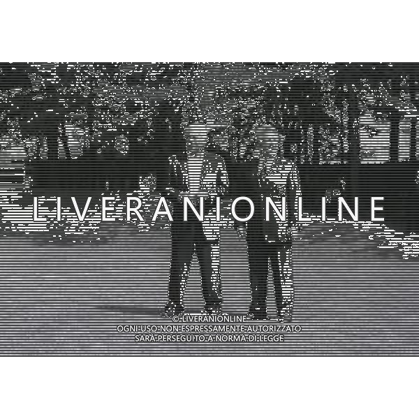 1994 MILANELLO FOTO UFFICIALE NAZIONALE ITALIANA PRIMA DEI MONDIALI USA 94 NELLA FOTO GIORGIO ARMANI E ANTONIO MATARRESE AG ALDO LIVERANI SAS