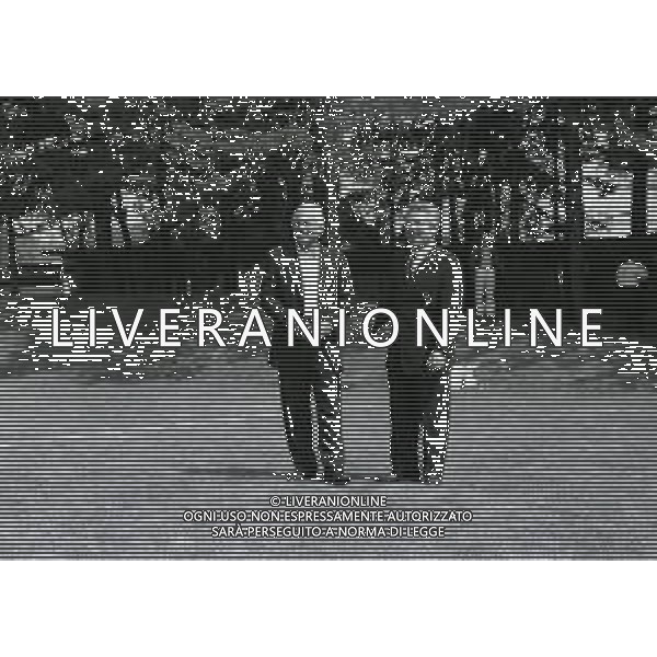 1994 MILANELLO FOTO UFFICIALE NAZIONALE ITALIANA PRIMA DEI MONDIALI USA 94 NELLA FOTO GIORGIO ARMANI E ANTONIO MATARRESE AG ALDO LIVERANI SAS