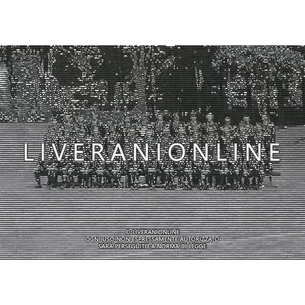 1994 MILANELLO FOTO UFFICIALE NAZIONALE ITALIANA PRIMA DEI MONDIALI USA 94 NELLA FOTO LA FORMAZIONE DELLA NAZIONALE ITALIANA AG ALDO LIVERANI SAS