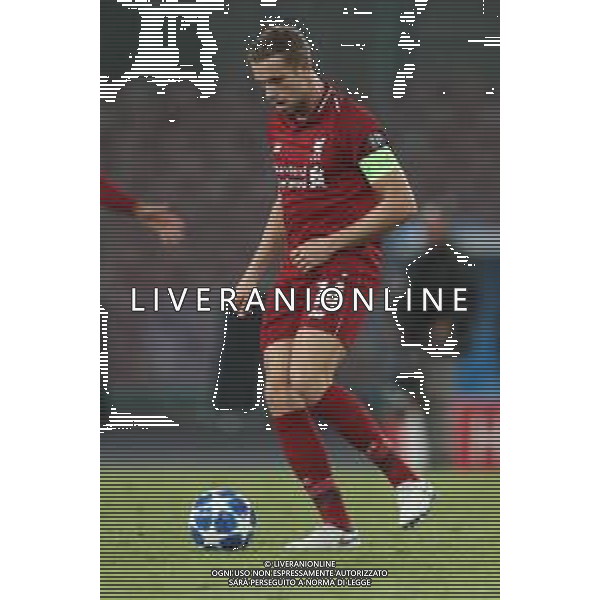 03-10-2018 NAPOLI LIVERPOOL CHAMPIONS LEAGUE NELLA FOTO: JORDAN HENDERSON FOTO MOSCA, AG. LIVERANI