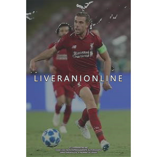 03-10-2018 NAPOLI LIVERPOOL CHAMPIONS LEAGUE NELLA FOTO: JORDAN HENDERSON FOTO MOSCA, AG. LIVERANI