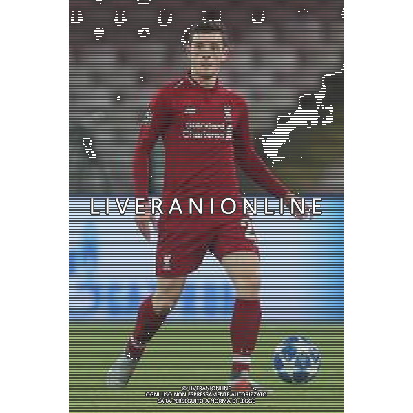 03-10-2018 NAPOLI LIVERPOOL CHAMPIONS LEAGUE NELLA FOTO: ANDREW ROBERTSON FOTO MOSCA, AG. LIVERANI