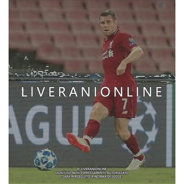 03-10-2018 NAPOLI LIVERPOOL CHAMPIONS LEAGUE NELLA FOTO: JAMES MILNER FOTO MOSCA, AG. LIVERANI