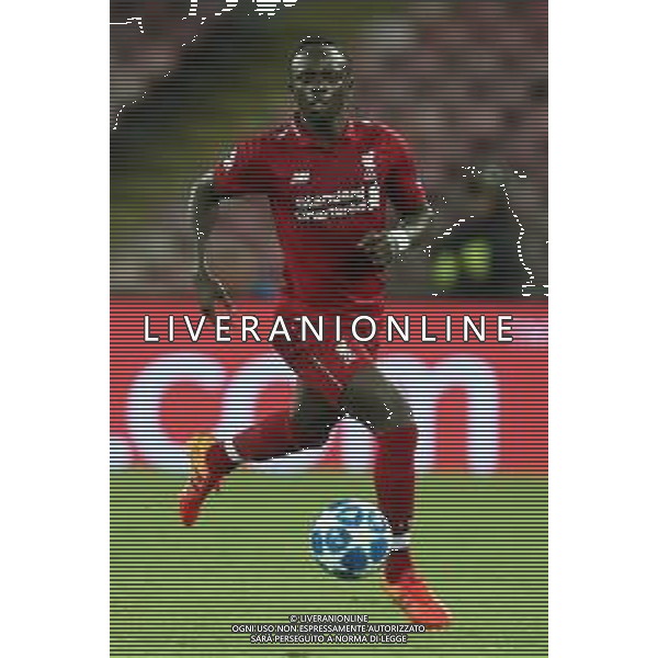 03-10-2018 NAPOLI LIVERPOOL CHAMPIONS LEAGUE NELLA FOTO: SADIO MANÉ FOTO MOSCA, AG. LIVERANI